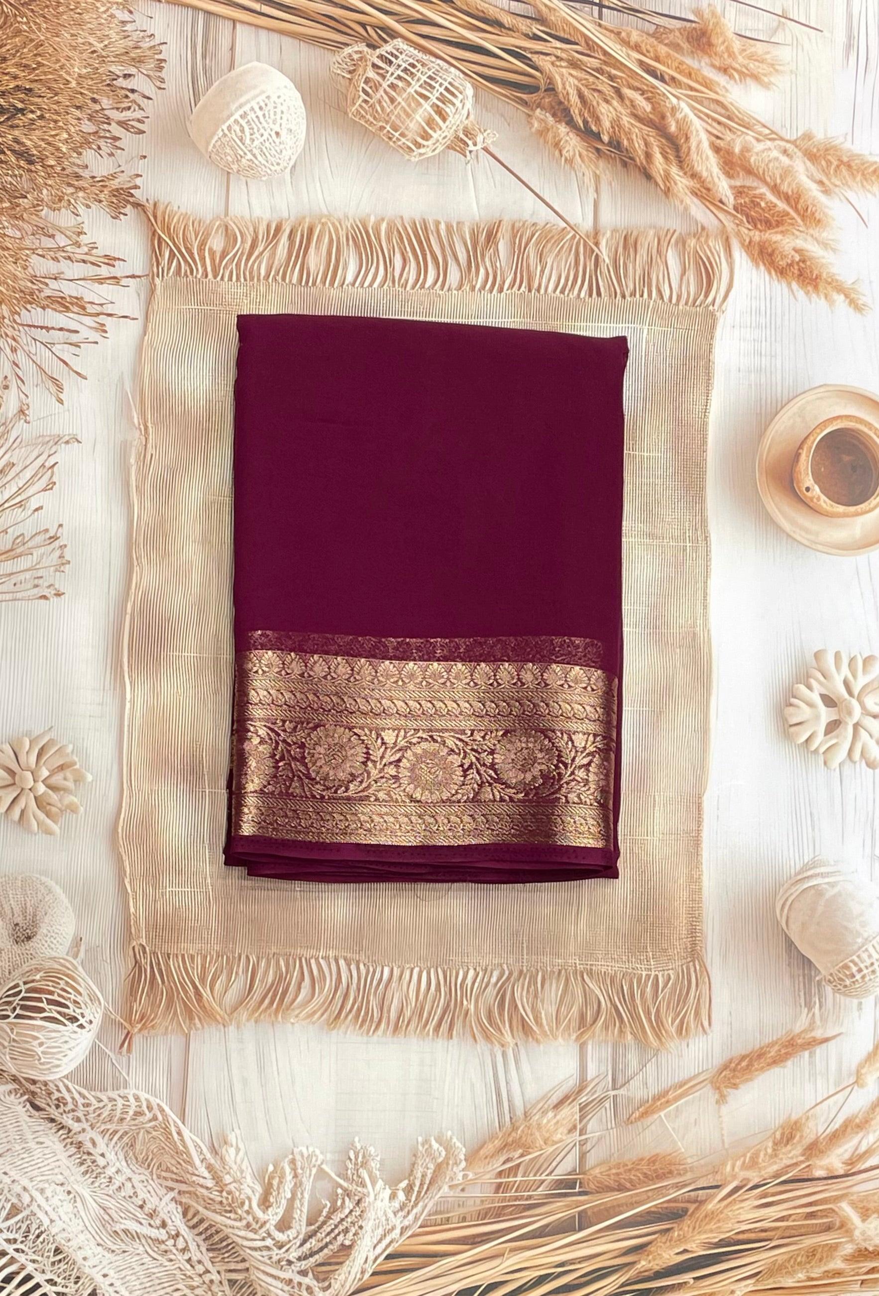 Premium Georgette Saree | MBPG06 - Manju Boutique