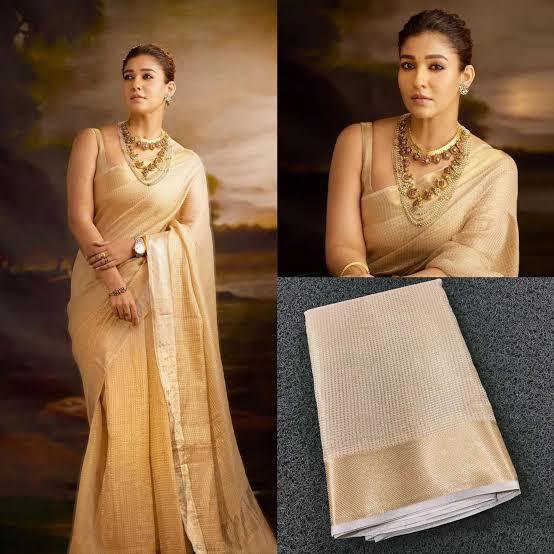 Nayanthara Inspired Saree |MBCI01 - Manju Boutique