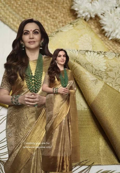 Nita Ambani Inspired Saree | MBCI02 - Manju Boutique
