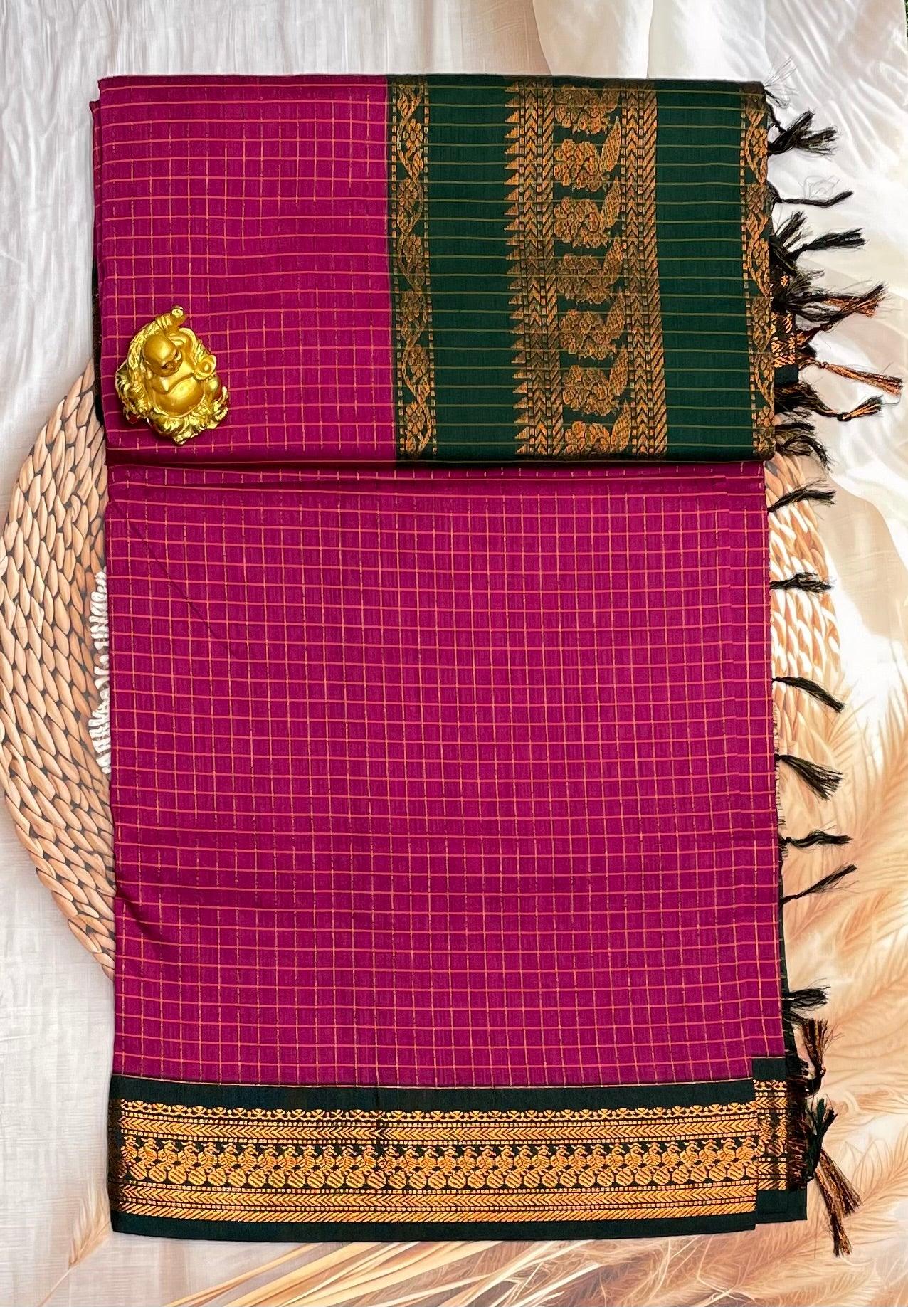 Kalyani Cotton Checks | KCCH14 - Manju Boutique
