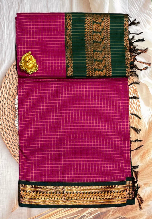 Kalyani Cotton Checks | KCCH14 - Manju Boutique