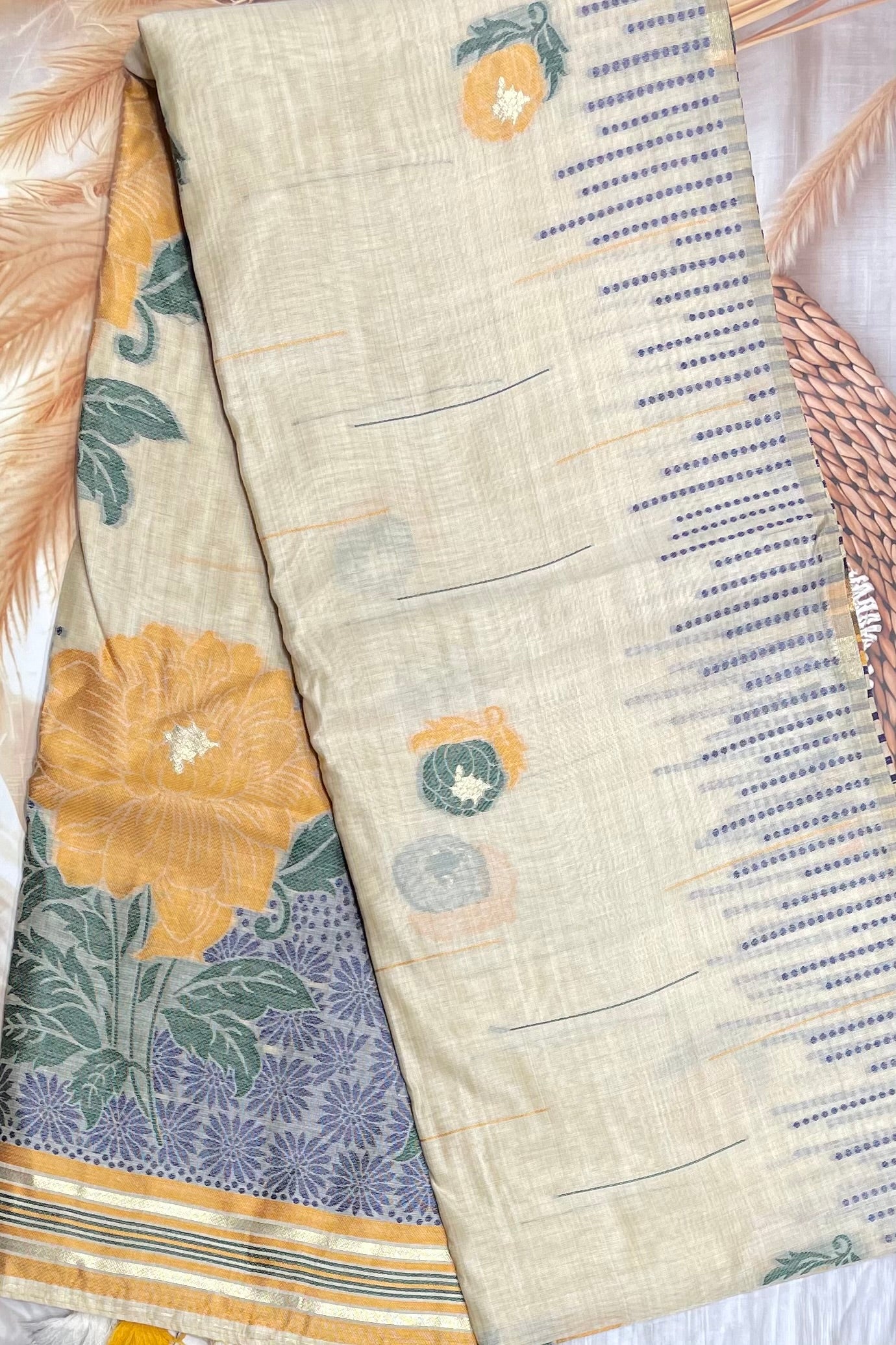 Premium Kadhi Silk |Yellow|- MBKS04