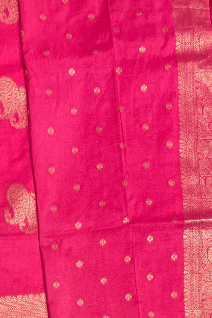 Bridal Soft Silk Saree| MBFC04 | PINK