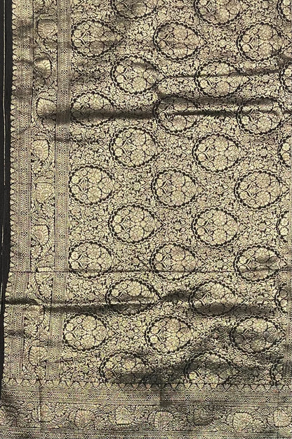 Bridal Soft Silk Saree| MBFC07 |Black