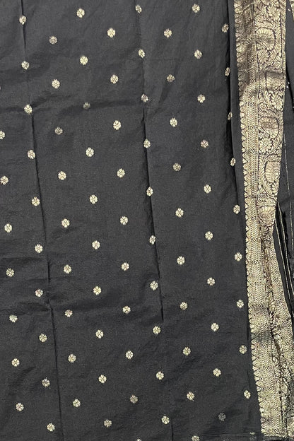 Bridal Soft Silk Saree| MBFC07 |Black