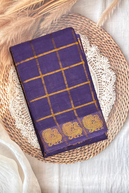 Madurai  Sungudi Cotton Sarees |Lavender | SC12