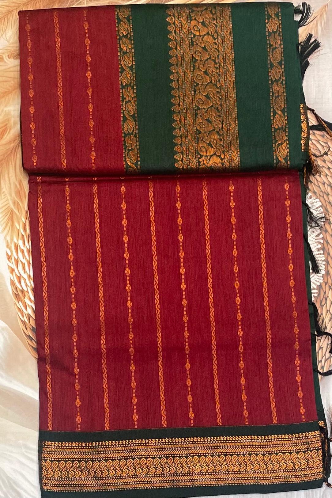 Vaira Oosi Kalyani Cotton | KVRG02 - Manju Boutique