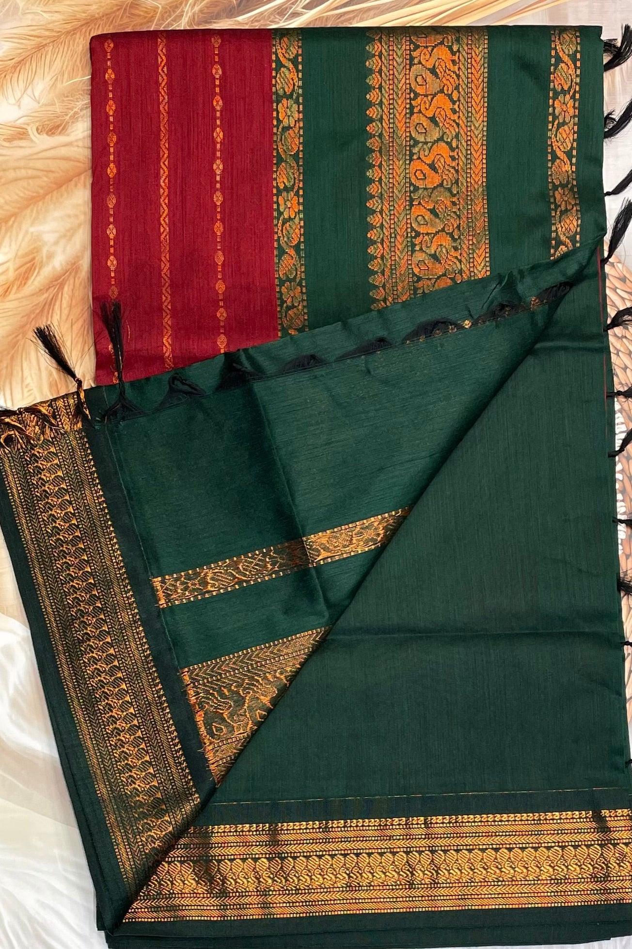 Vaira Oosi Kalyani Cotton | KVRG02 - Manju Boutique