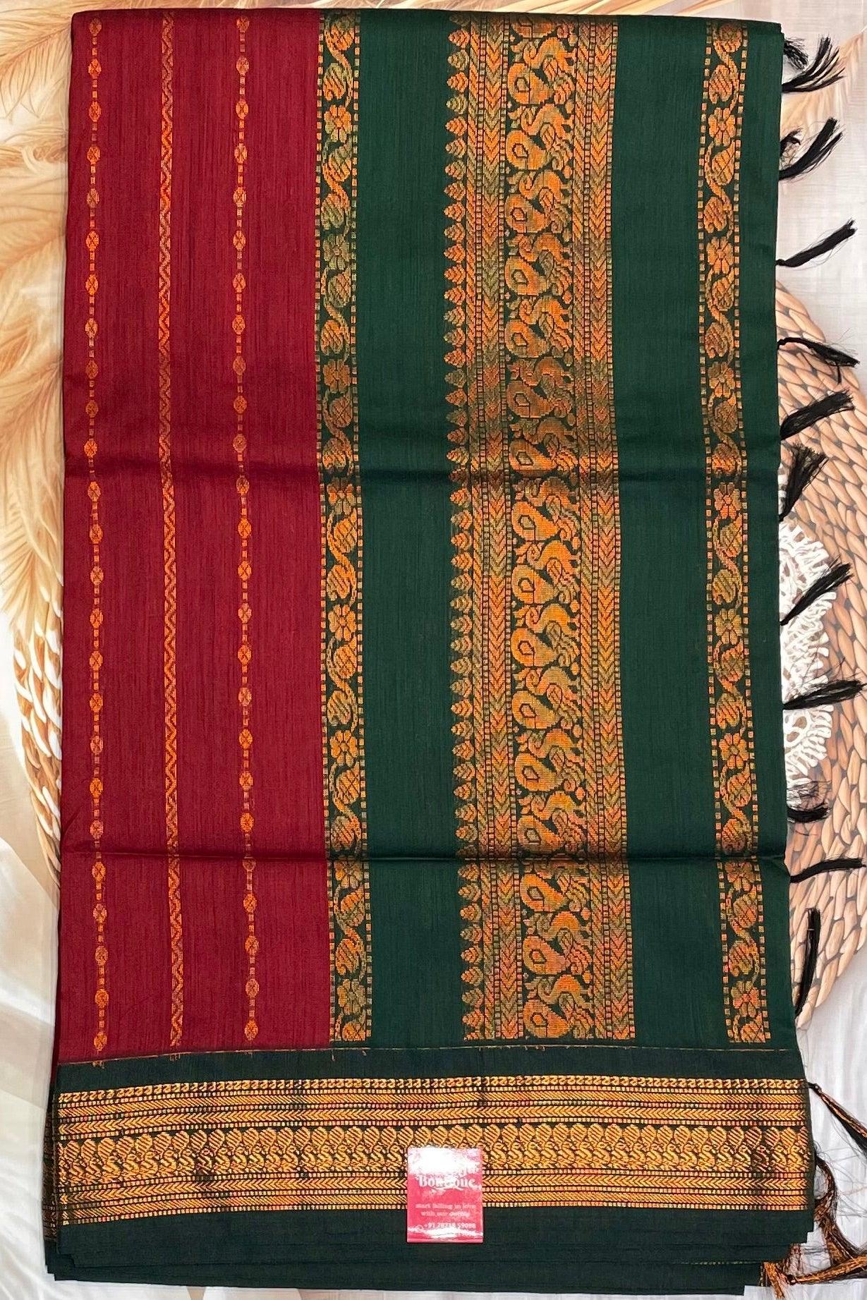 Vaira Oosi Kalyani Cotton | KVRG02 - Manju Boutique
