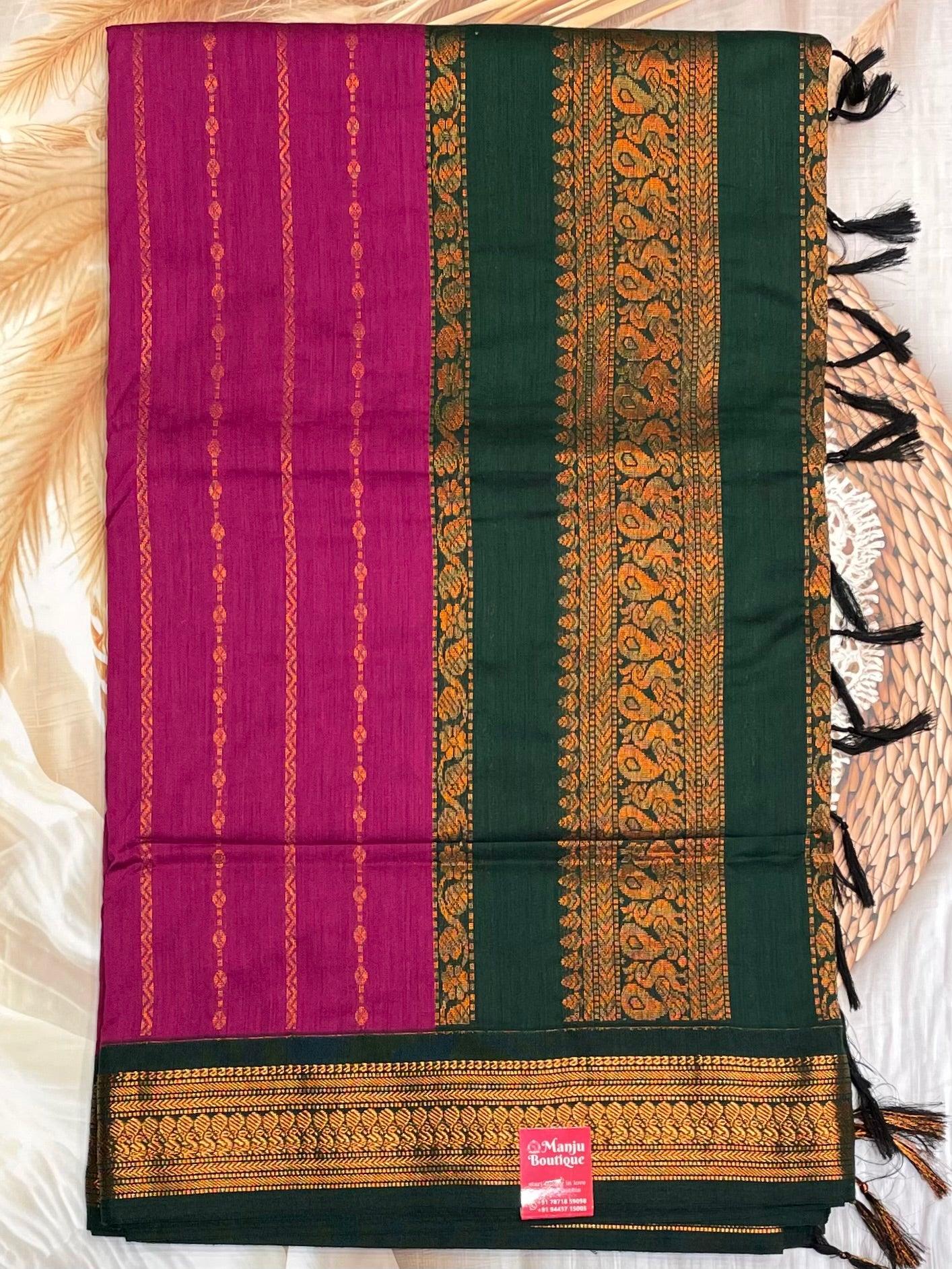 Vaira Oosi Kalyani Cotton | KVRO03 - Manju Boutique