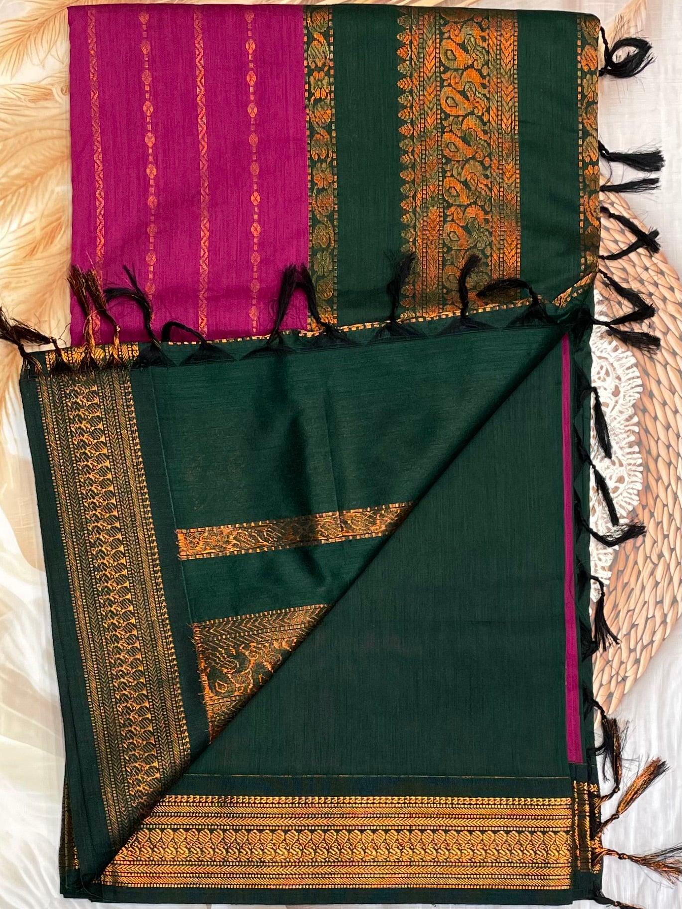 Vaira Oosi Kalyani Cotton | KVRO03 - Manju Boutique