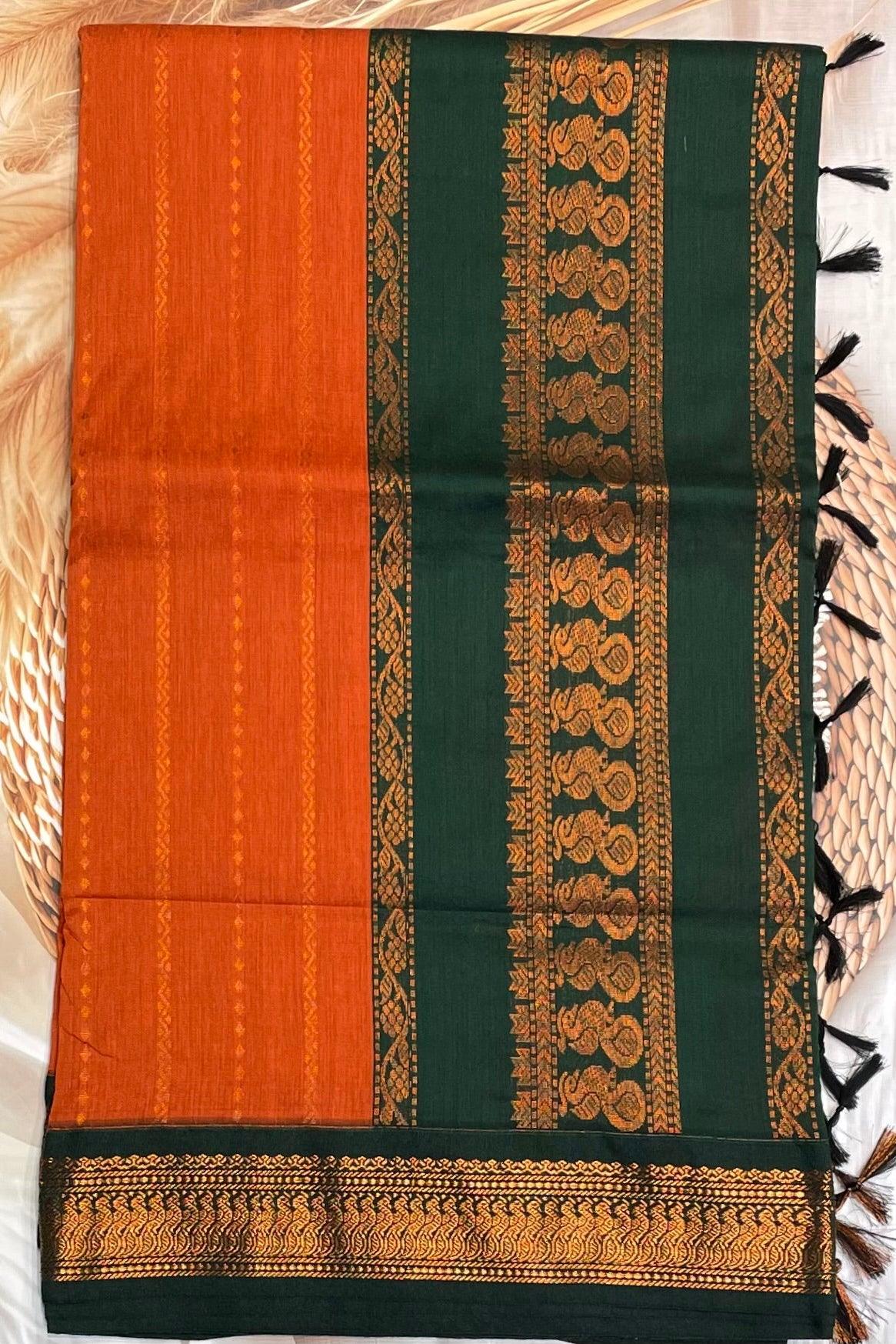 Vaira Oosi Kalyani Cotton | KVOG04 - Manju Boutique