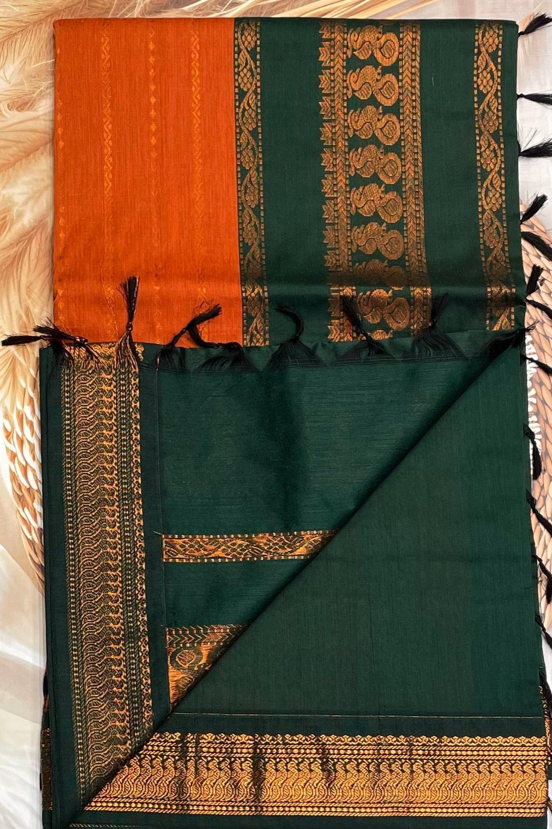 Vaira Oosi Kalyani Cotton | KVOG04 - Manju Boutique