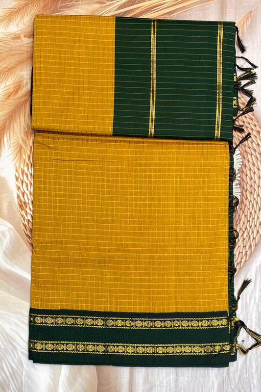 Kalyani Cotton Checks Retta Petta |KCRP08 - Manju Boutique
