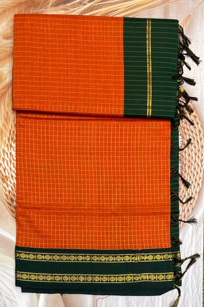 Kalyani Cotton Checks Retta Petta |KCRP07 - Manju Boutique
