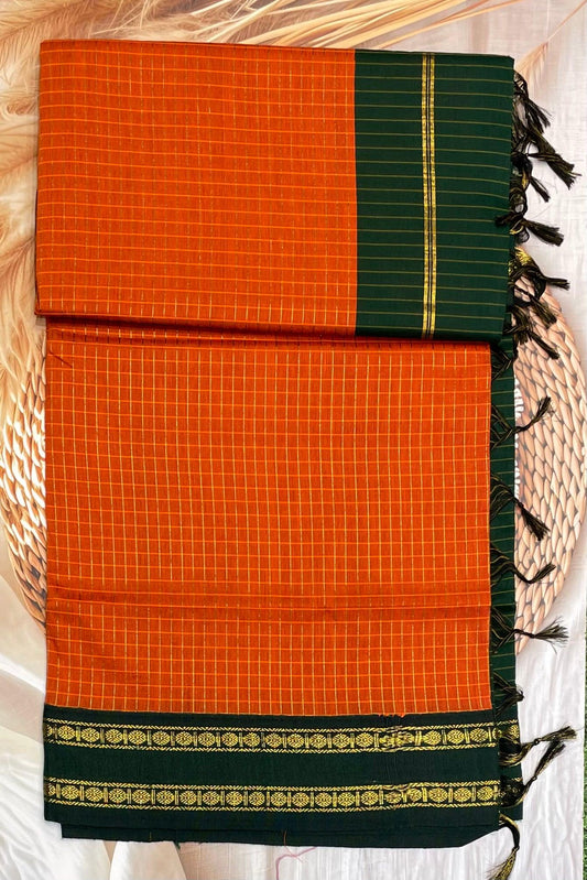 Kalyani Cotton Checks Retta Petta |KCRP07 - Manju Boutique