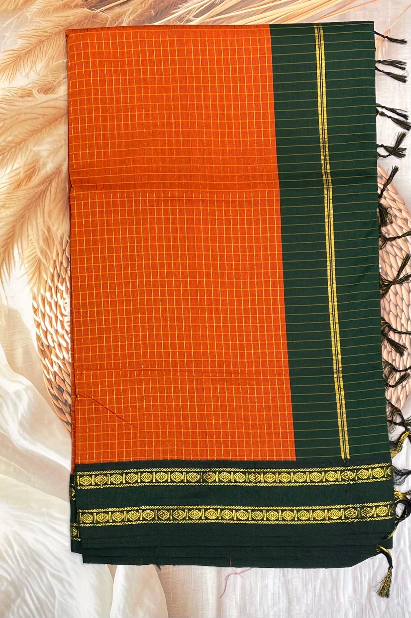 Kalyani Cotton Checks Retta Petta |KCRP07 - Manju Boutique