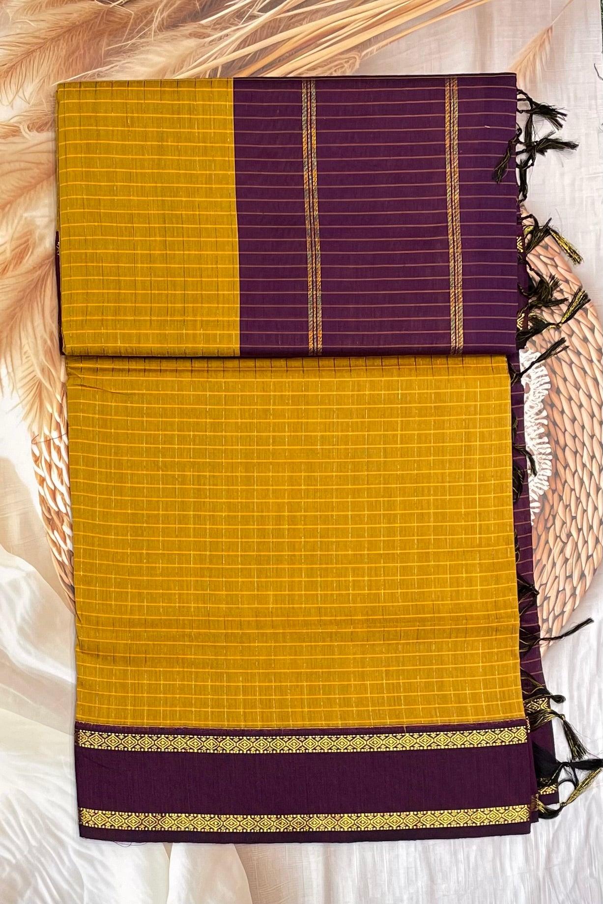 Kalyani Cotton Checks Retta Petta |KCRP01 - Manju Boutique