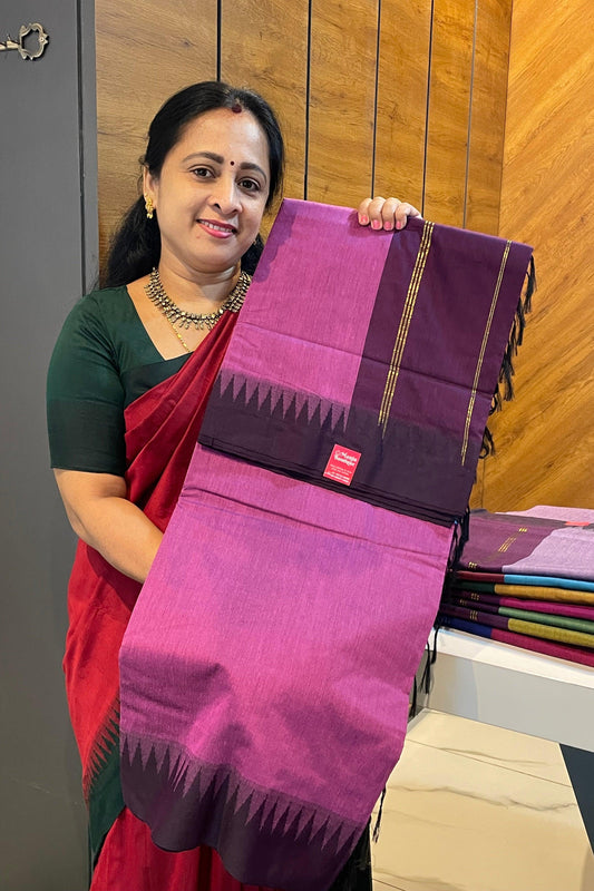 New Gen Kalyani Cotton Tower Border| KCSM04 - Manju Boutique
