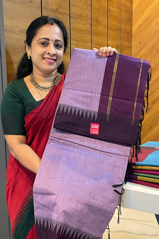 New Gen Kalyani Cotton Tower Border| KCSM02 - Manju Boutique
