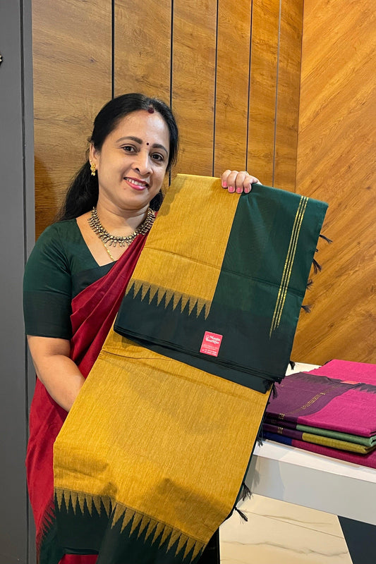 New Gen Kalyani Cotton Tower Border| KCSM03 - Manju Boutique