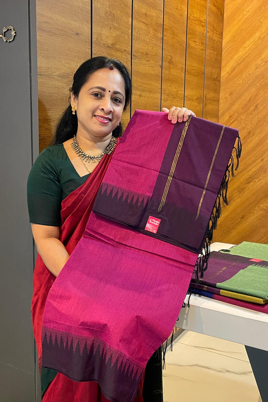 New Gen Kalyani Cotton Tower Border| KCSM06 - Manju Boutique