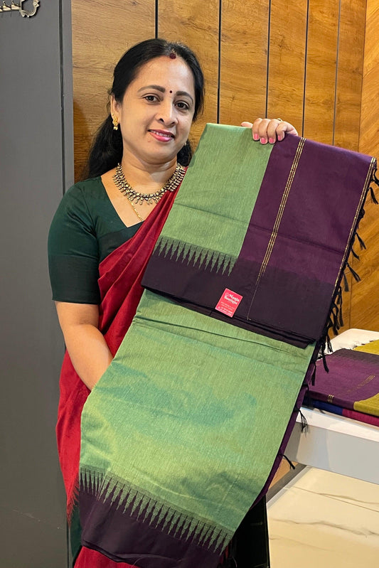 New Gen Kalyani Cotton Tower Border| KCSM07 - Manju Boutique