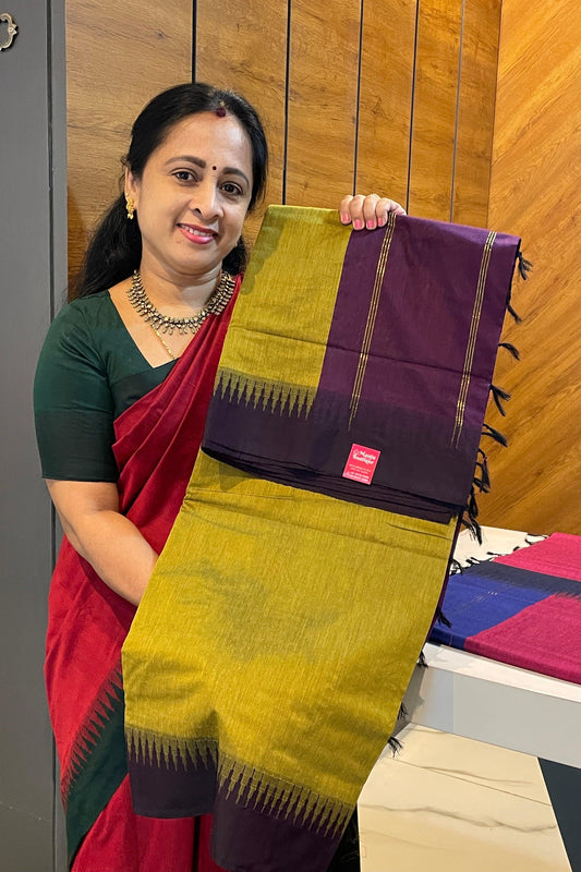New Gen Kalyani Cotton Tower Border| KCSM09 - Manju Boutique