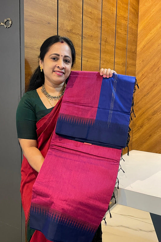 New Gen Kalyani Cotton Tower Border| KCSM08 - Manju Boutique