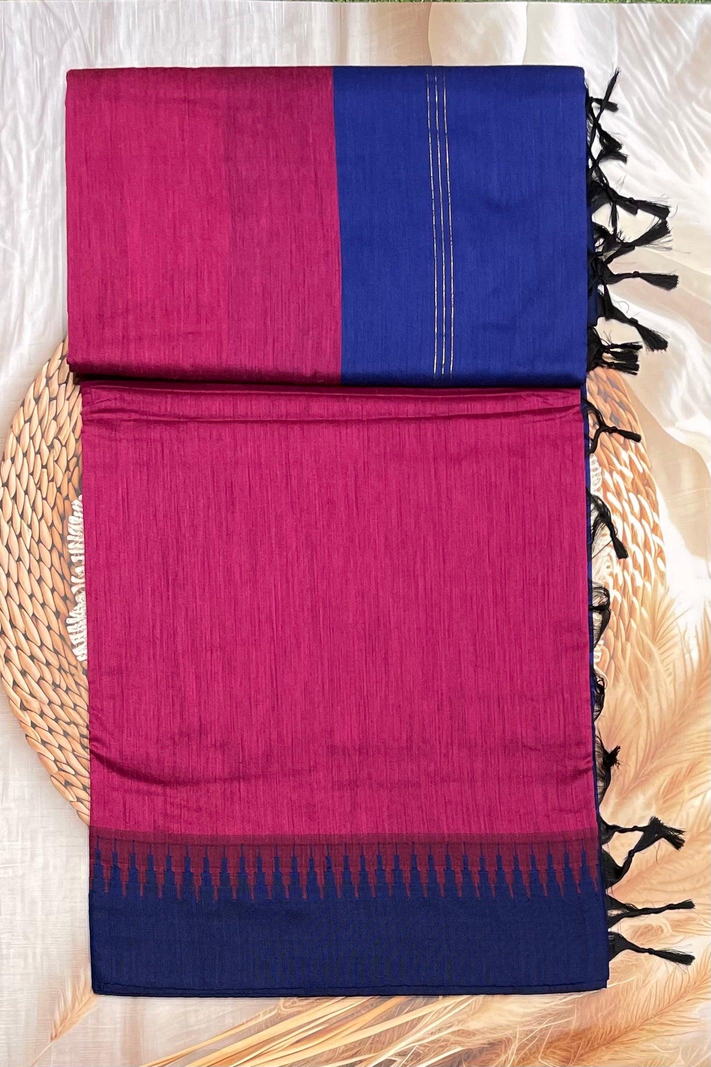 New Gen Kalyani Cotton Tower Border| KCSM08 - Manju Boutique