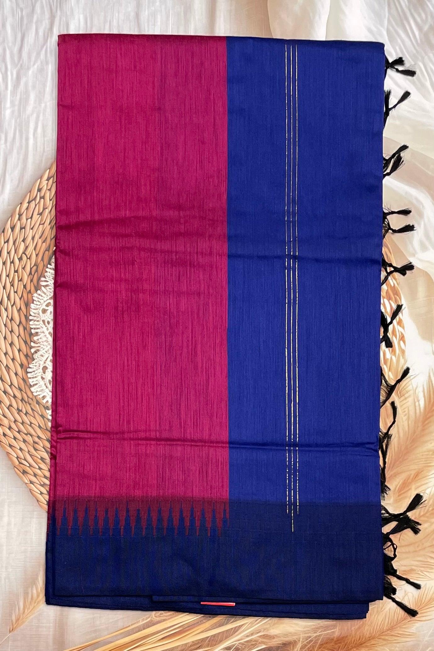 New Gen Kalyani Cotton Tower Border| KCSM08 - Manju Boutique