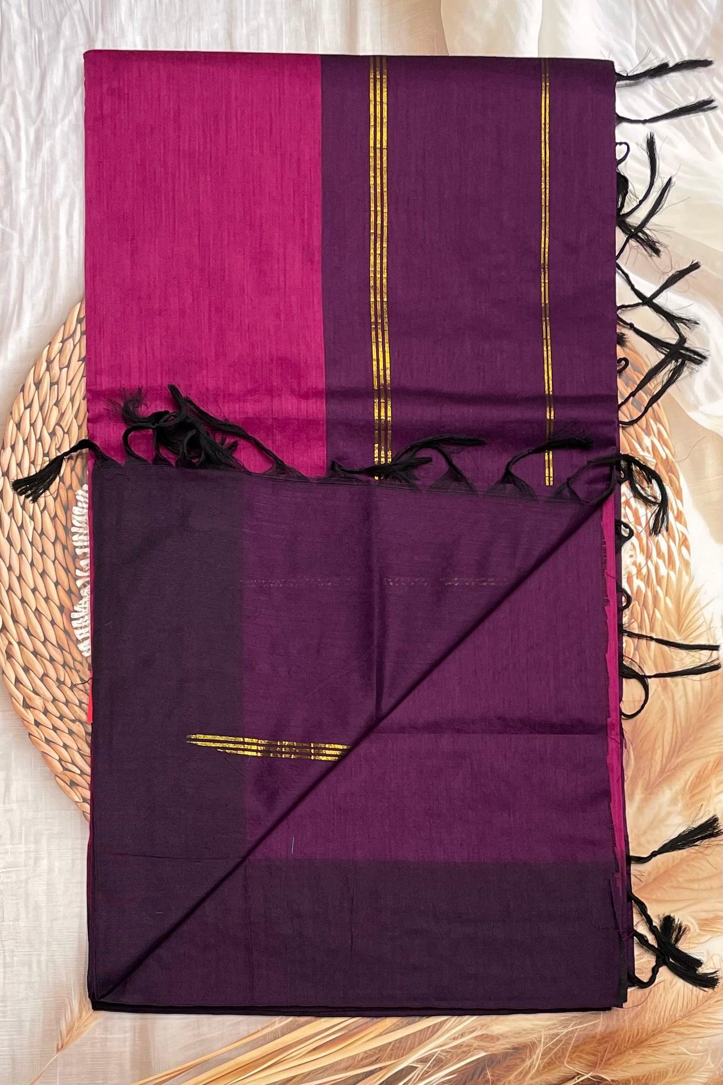 New Gen Kalyani Cotton Tower Border| KCSM06 - Manju Boutique