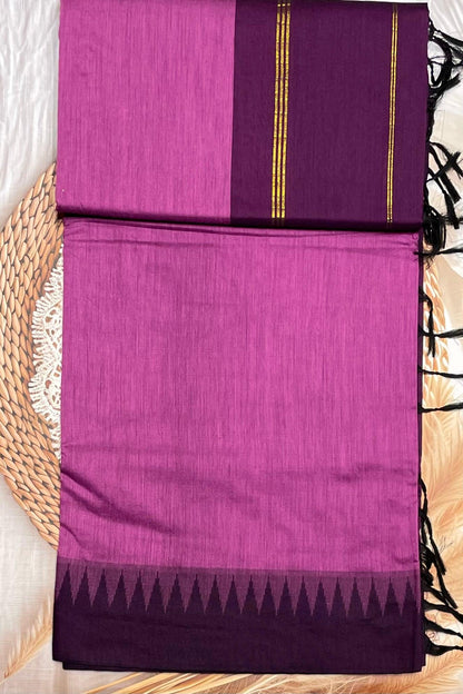 New Gen Kalyani Cotton Tower Border| KCSM04 - Manju Boutique