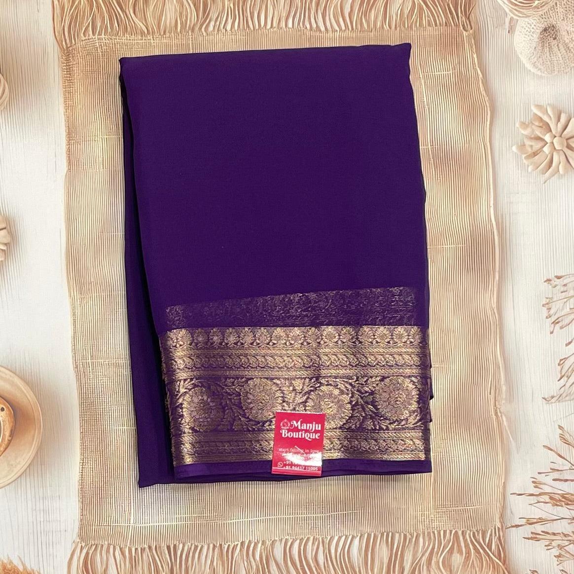 Premium Georgette Saree | MBPG04 - Manju Boutique