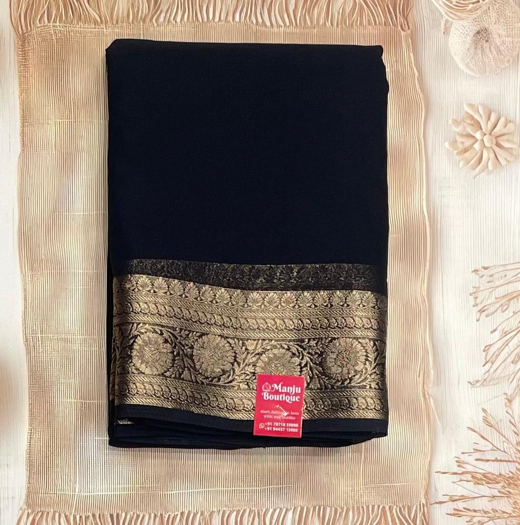 Premium Georgette Saree | MBPG02 - Manju Boutique