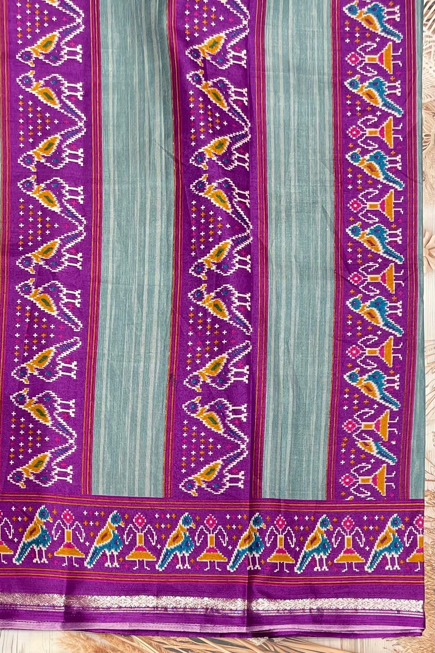 Patola Printed Silk | PS10 - Manju Boutique