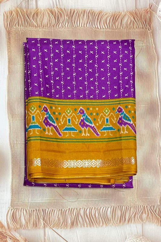 Patola Printed Silk | PS11 - Manju Boutique