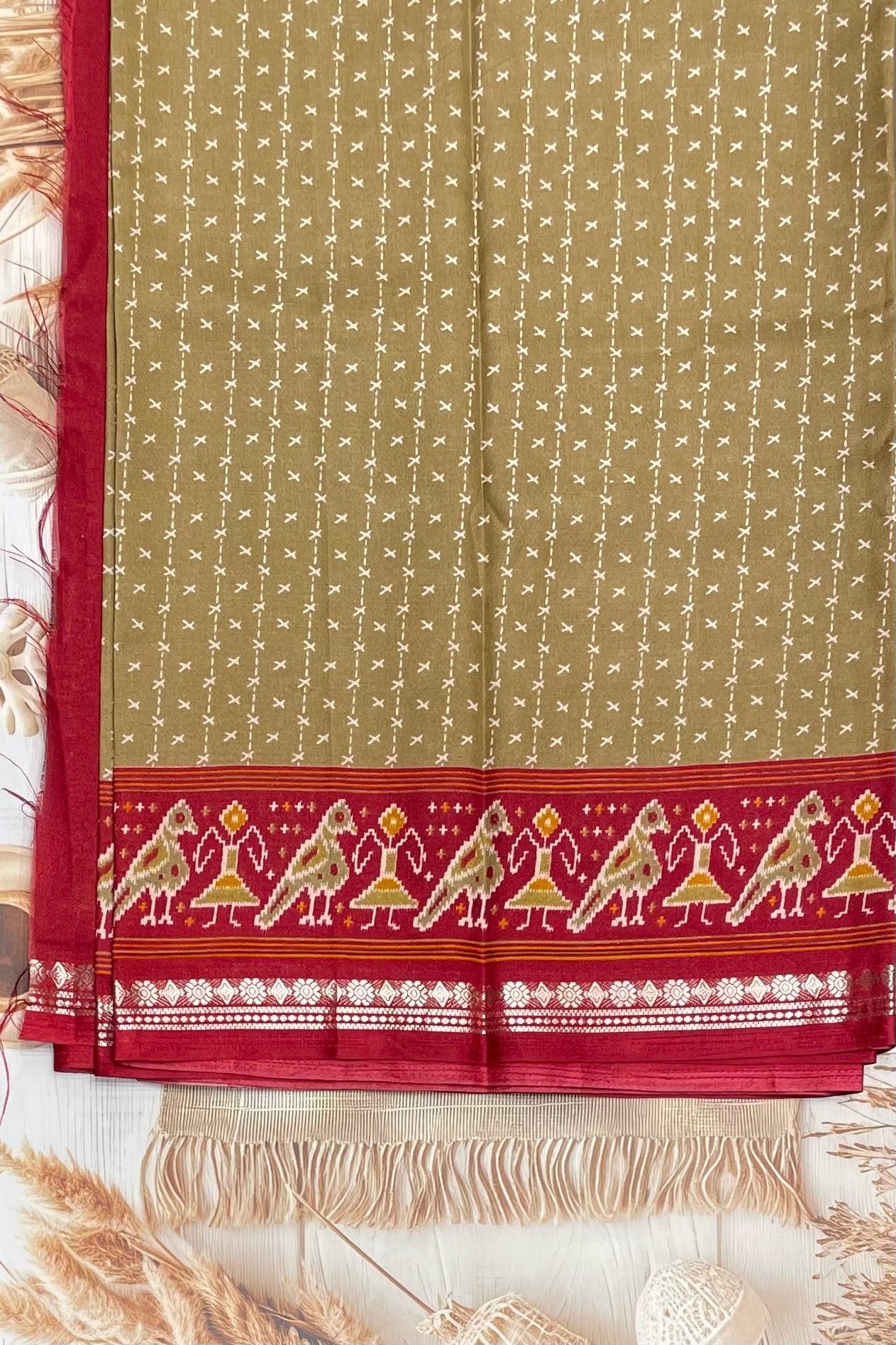 Patola Printed Silk | PS12 - Manju Boutique