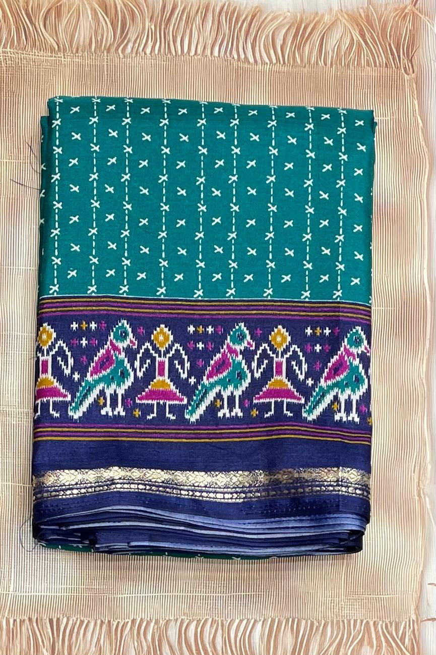 Patola Printed Silk | PS09 - Manju Boutique