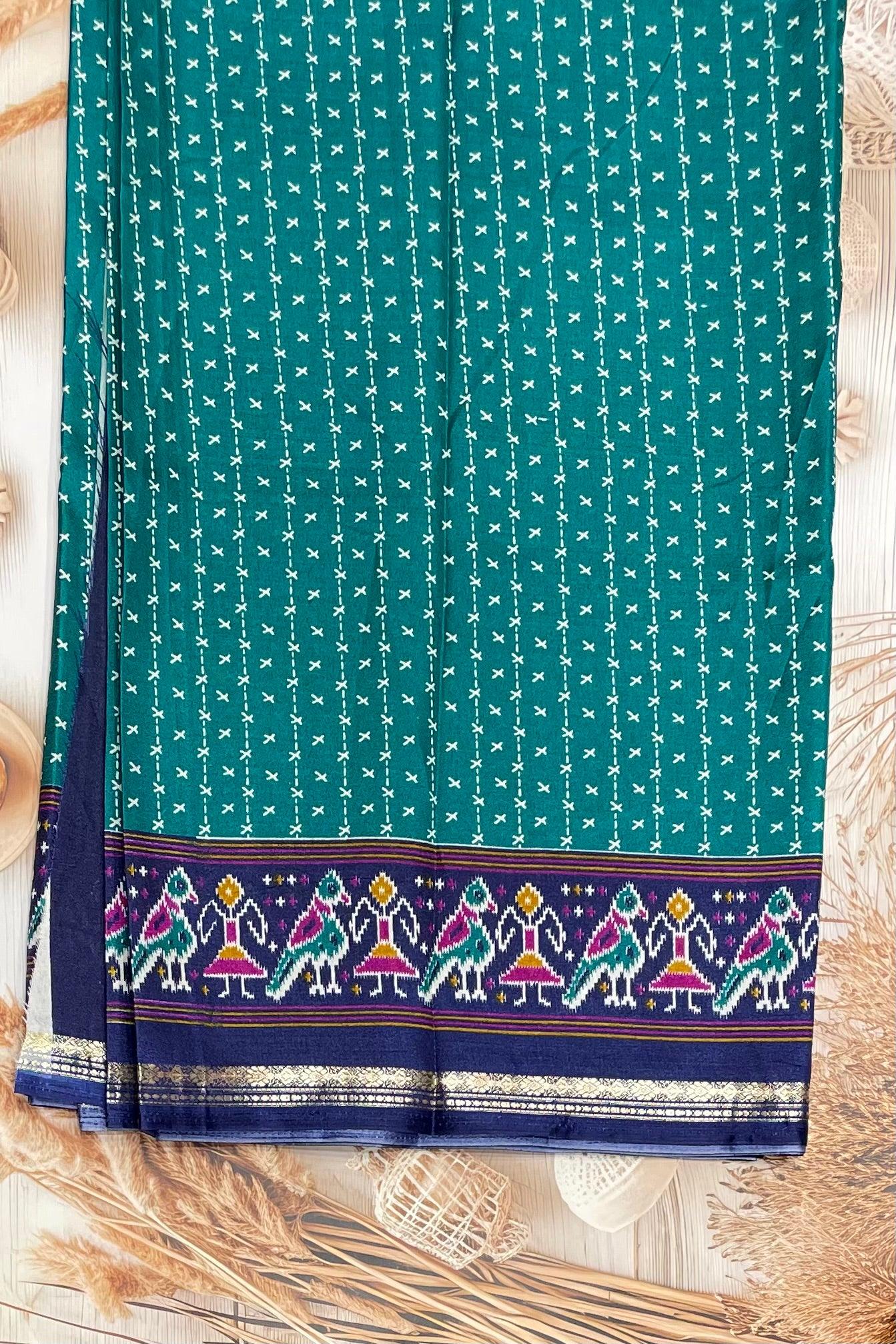 Patola Printed Silk | PS09 - Manju Boutique