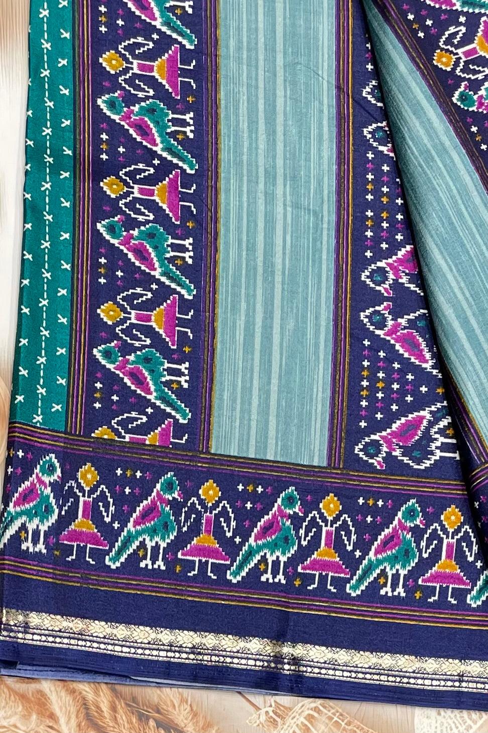 Patola Printed Silk | PS09 - Manju Boutique