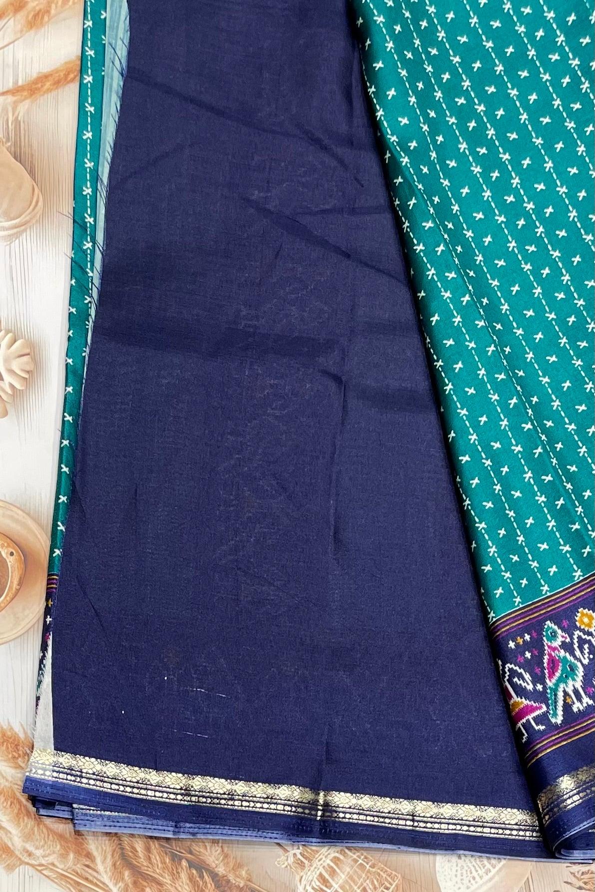Patola Printed Silk | PS09 - Manju Boutique