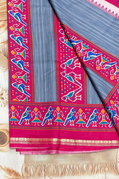 Patola Printed Silk | PS13 - Manju Boutique