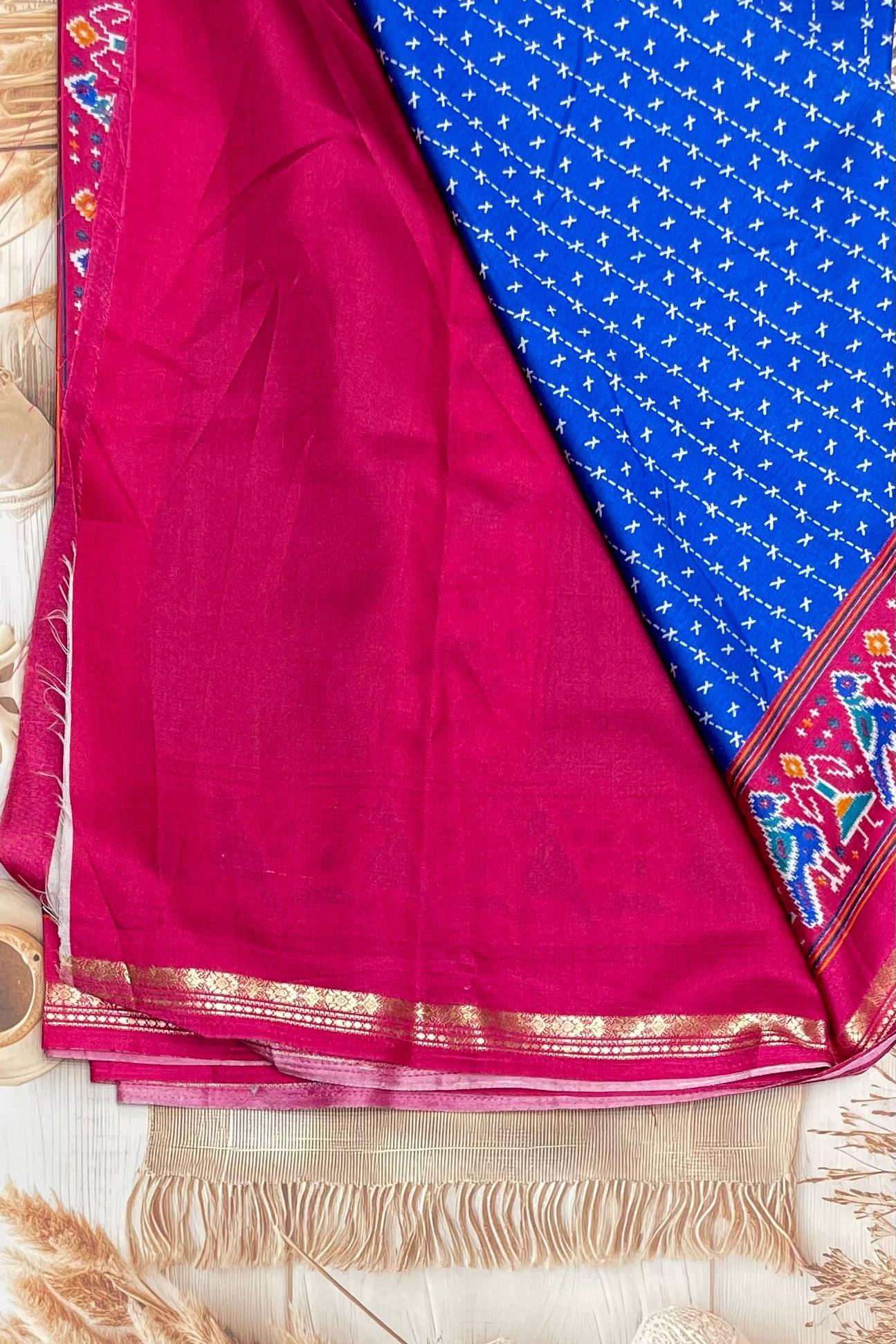 Patola Printed Silk | PS13 - Manju Boutique