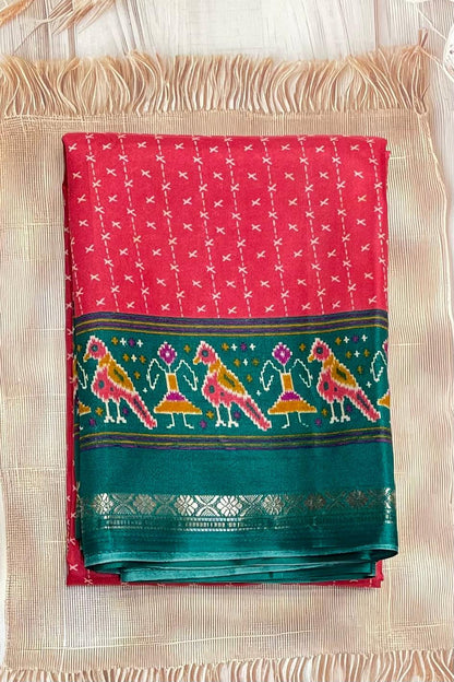Patola Printed Silk | PS01 - Manju Boutique