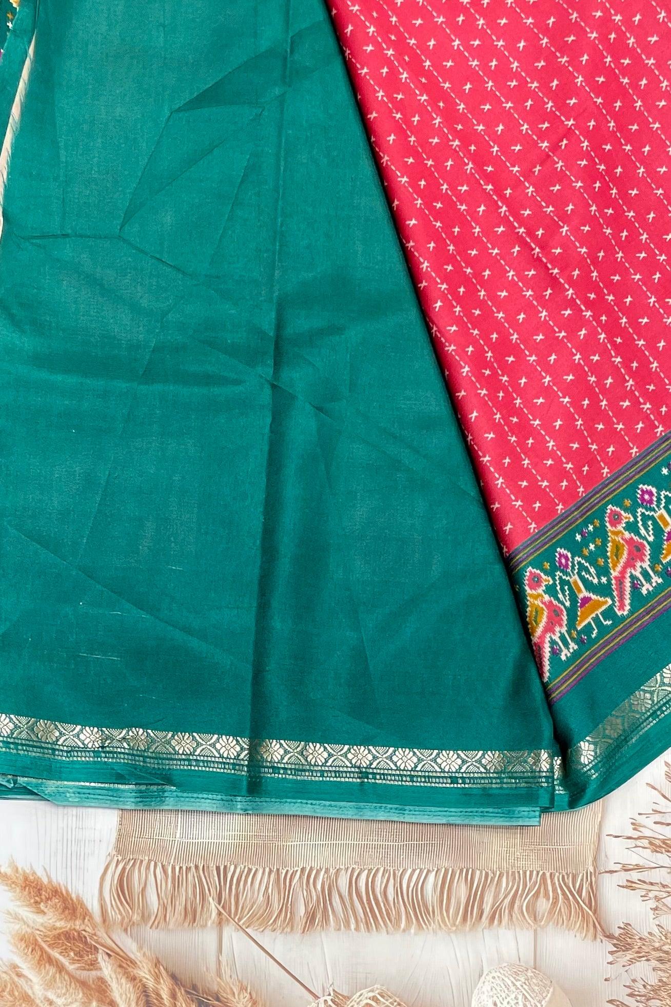 Patola Printed Silk | PS01 - Manju Boutique