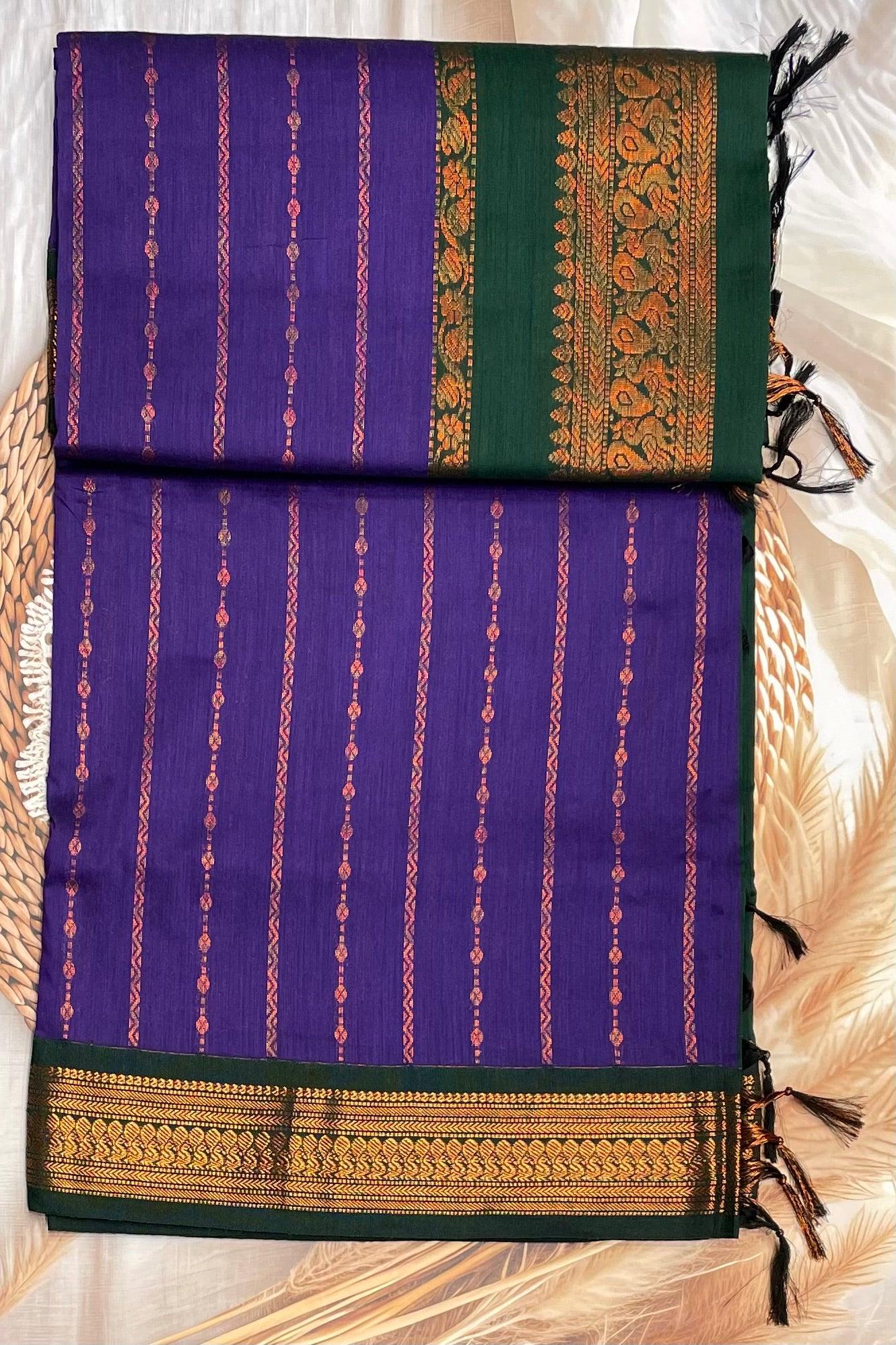 Vaira Oosi Kalyani Cotton | KVVG01 - Manju Boutique