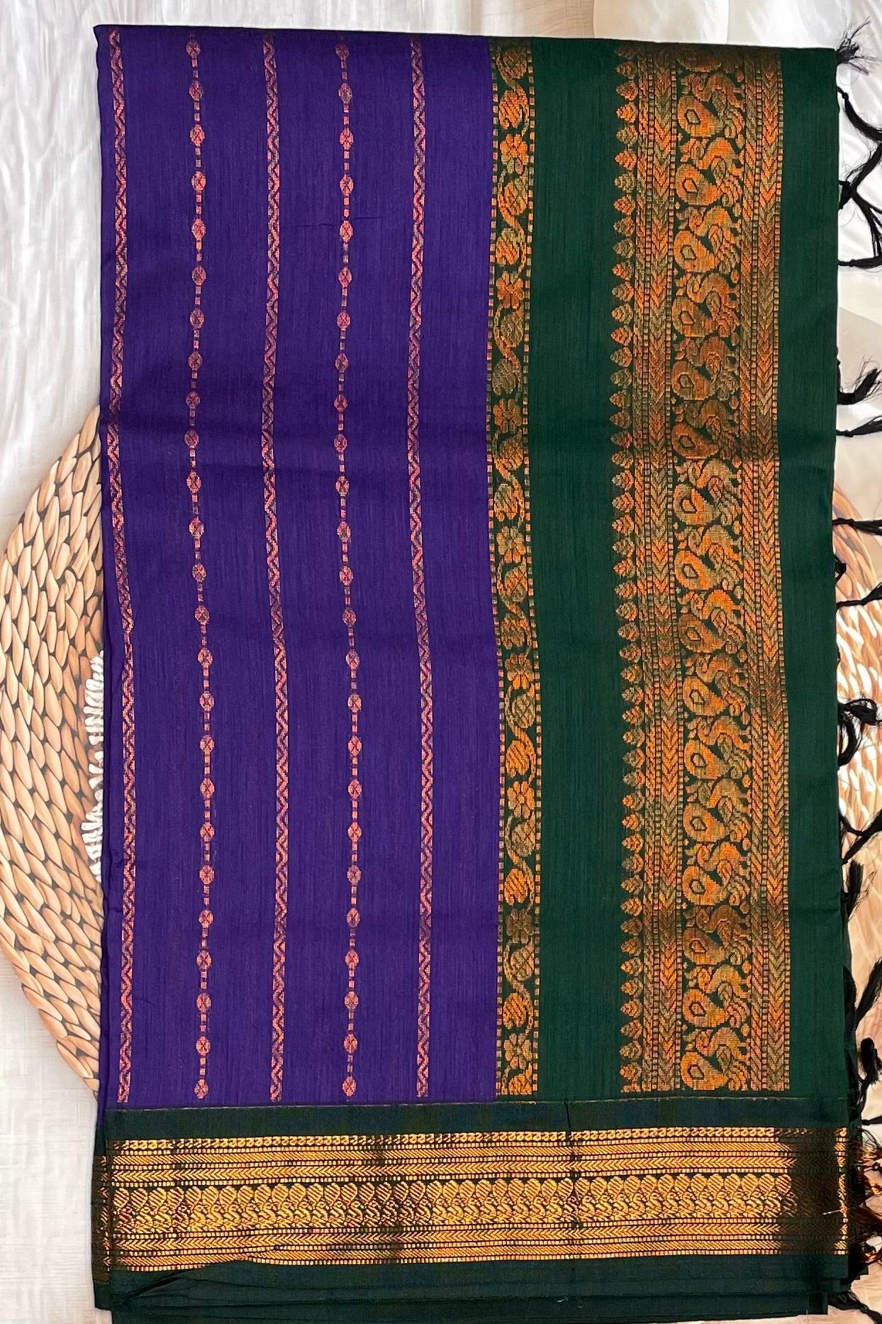 Vaira Oosi Kalyani Cotton | KVVG01 - Manju Boutique