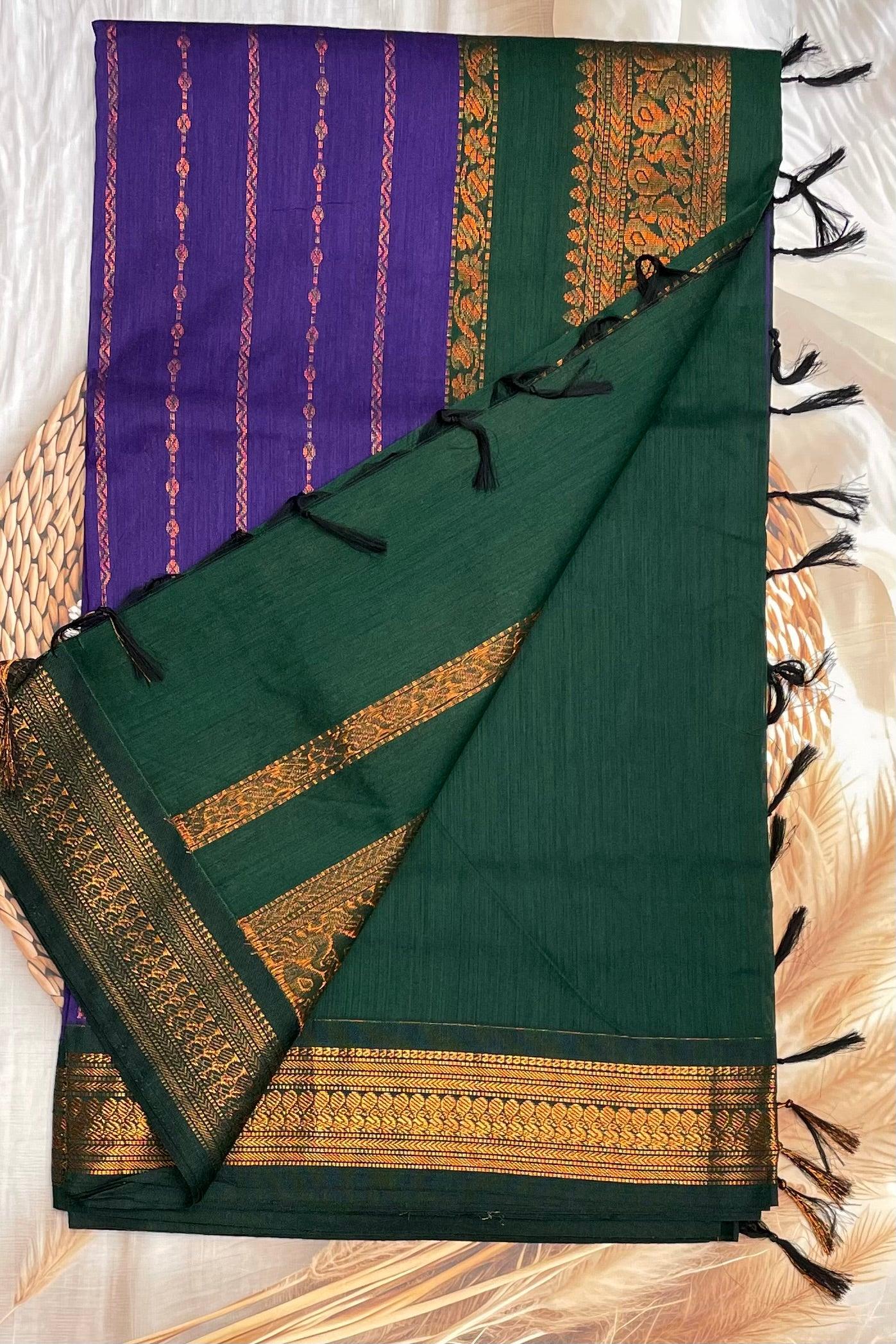 Vaira Oosi Kalyani Cotton | KVVG01 - Manju Boutique