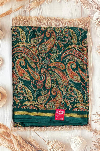 Kalamkari Printed Silk | PPS05 - Manju Boutique
